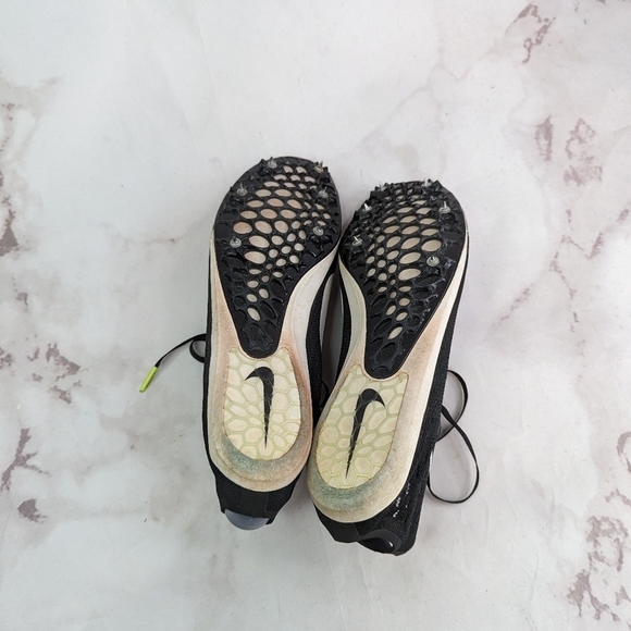 Nike Mens Size 11.5 Air Zoom Victory Tour 3 Black Cleat Track Field Shoes - Picture 8 of 10